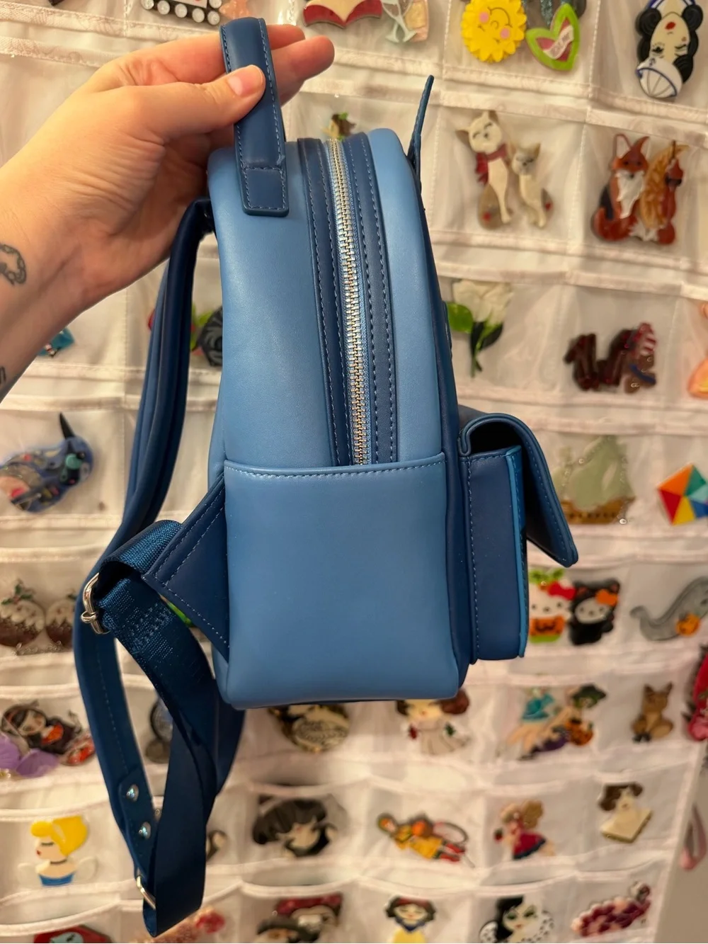 NWOT Loungefly Disney Cinderella Night Castle Backpack+wallet SET